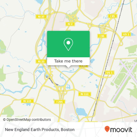 Mapa de New England Earth Products