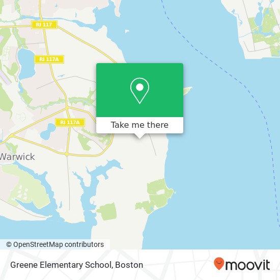 Greene Elementary School map