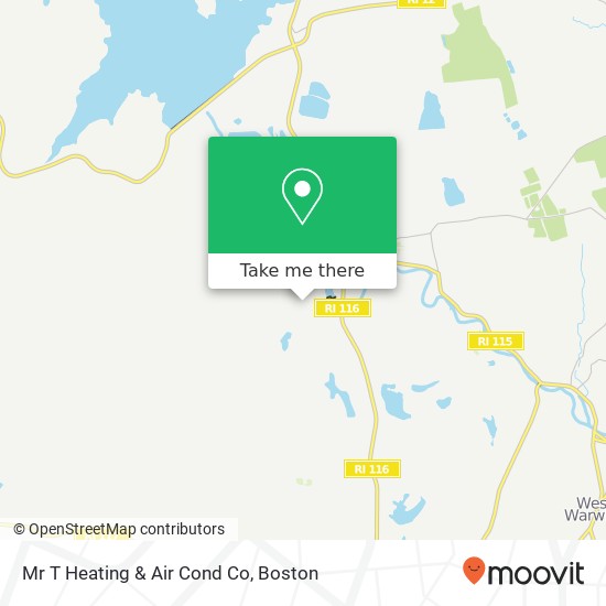 Mapa de Mr T Heating & Air Cond Co