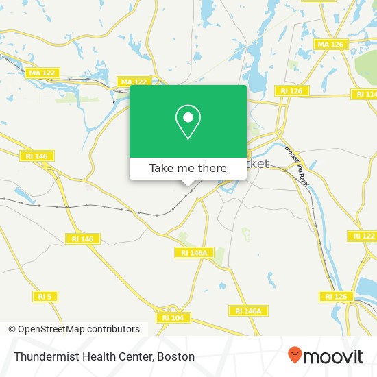 Thundermist Health Center map