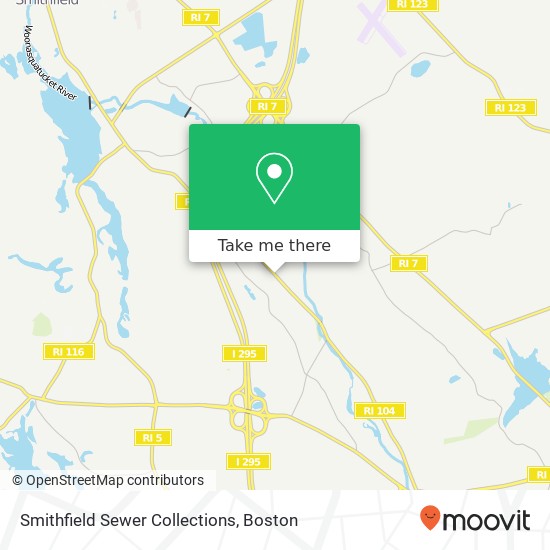 Smithfield Sewer Collections map