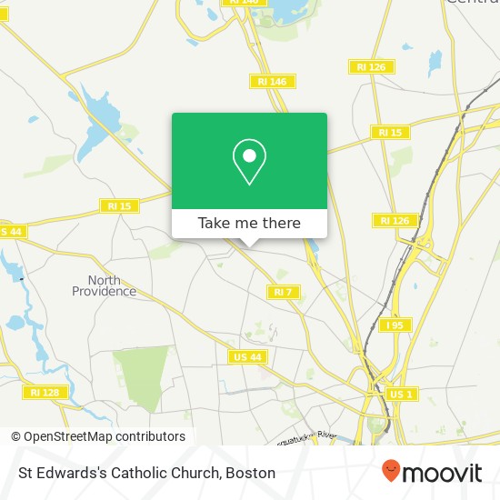 St Edwards's Catholic Church map