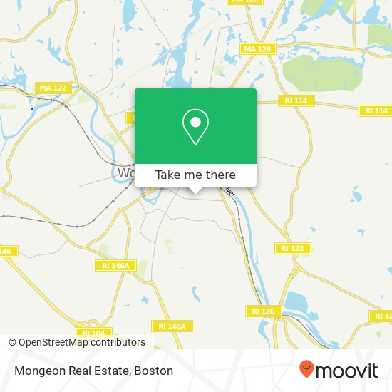 Mongeon Real Estate map