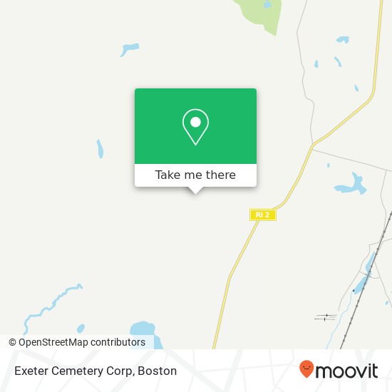 Exeter Cemetery Corp map