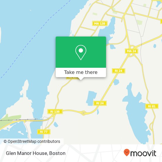 Glen Manor House map