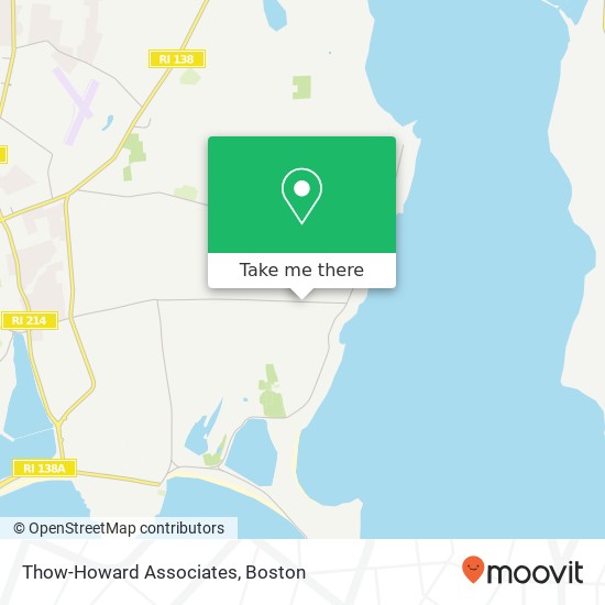 Thow-Howard Associates map