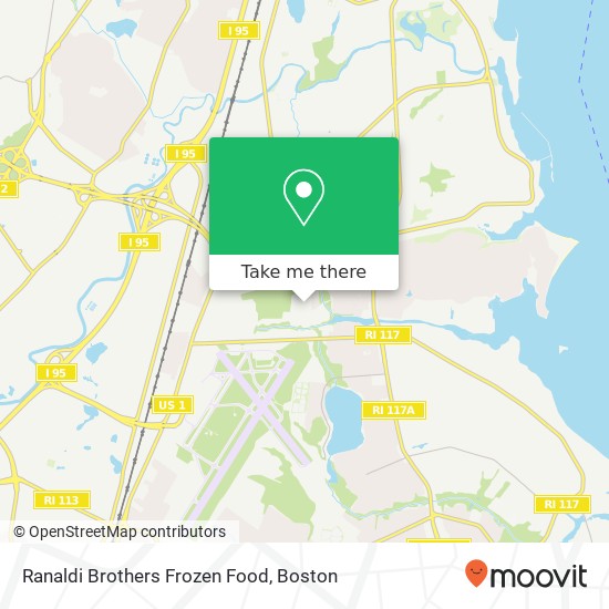 Ranaldi Brothers Frozen Food map