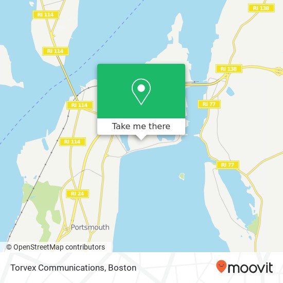 Torvex Communications map