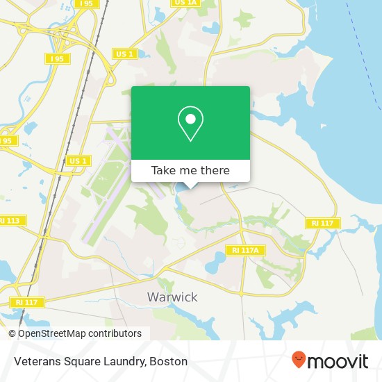 Mapa de Veterans Square Laundry