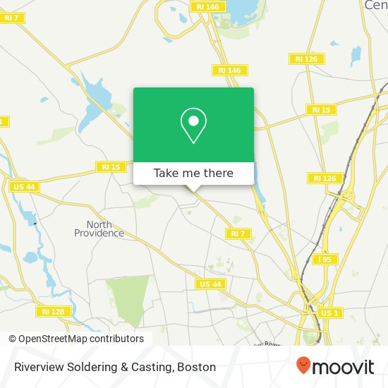 Mapa de Riverview Soldering & Casting