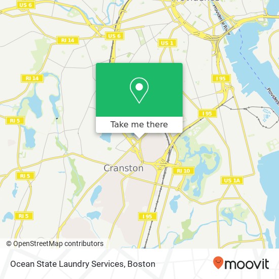 Mapa de Ocean State Laundry Services