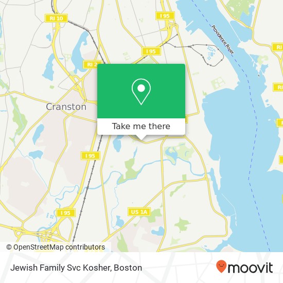 Jewish Family Svc Kosher map