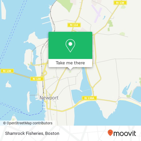 Shamrock Fisheries map