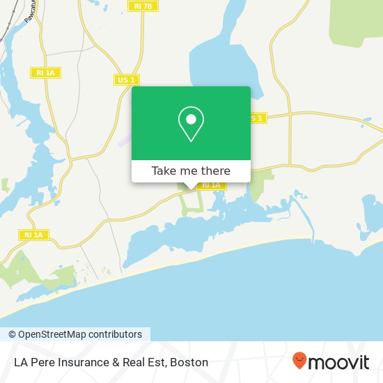 Mapa de LA Pere Insurance & Real Est