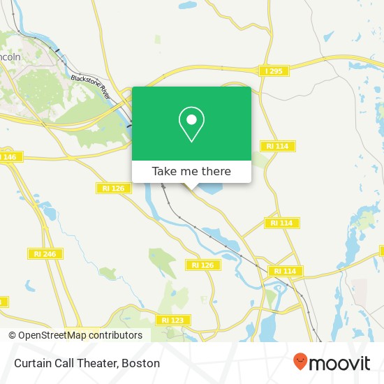 Mapa de Curtain Call Theater