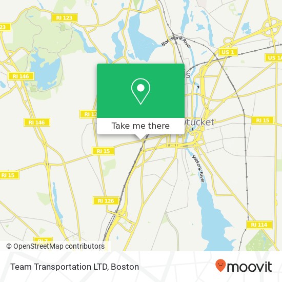 Team Transportation LTD map