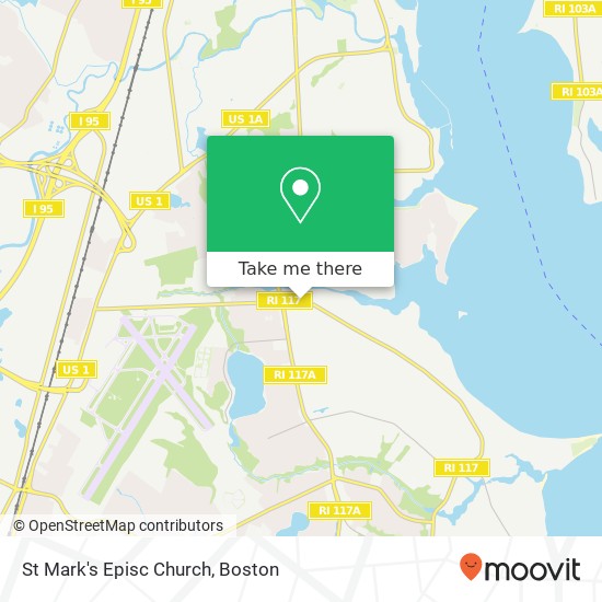 St Mark's Episc Church map