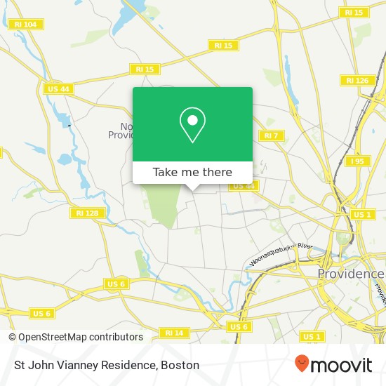 St John Vianney Residence map