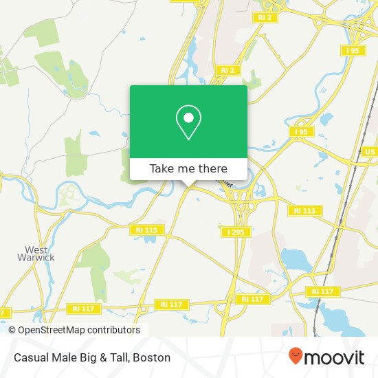 Mapa de Casual Male Big & Tall