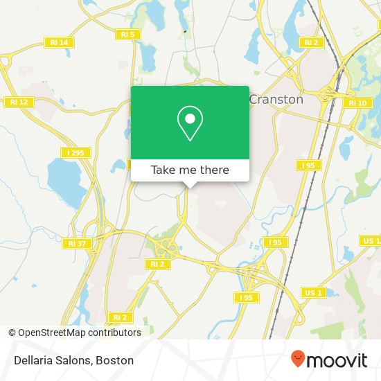 Dellaria Salons map