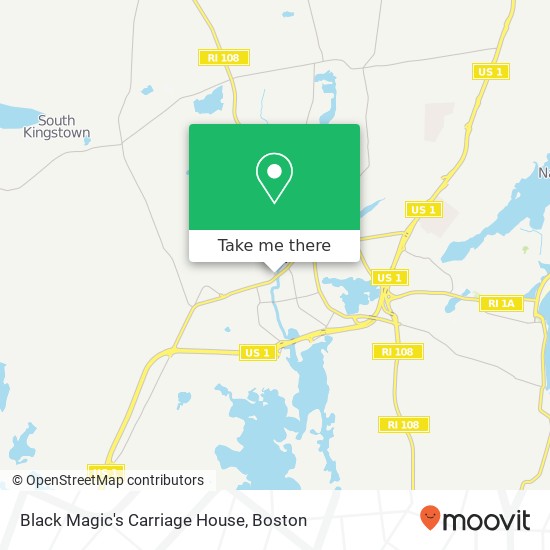 Mapa de Black Magic's Carriage House