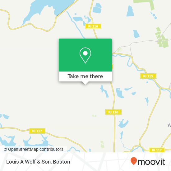 Mapa de Louis A Wolf & Son