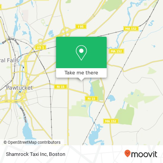 Mapa de Shamrock Taxi Inc