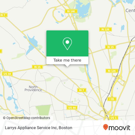 Larrys Appliance Service Inc map