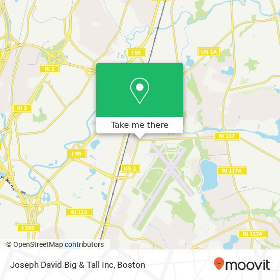 Joseph David Big & Tall Inc map