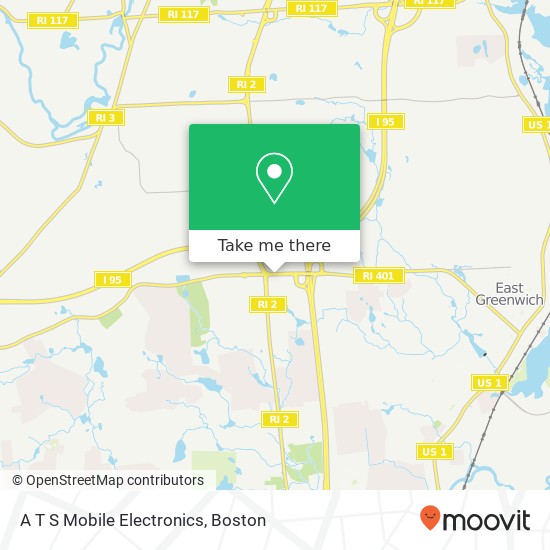 Mapa de A T S Mobile Electronics