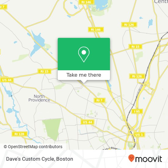 Mapa de Dave's Custom Cycle
