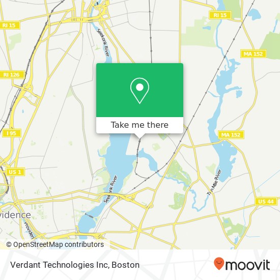 Mapa de Verdant Technologies Inc