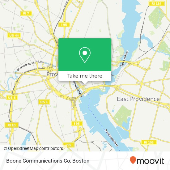 Mapa de Boone Communications Co