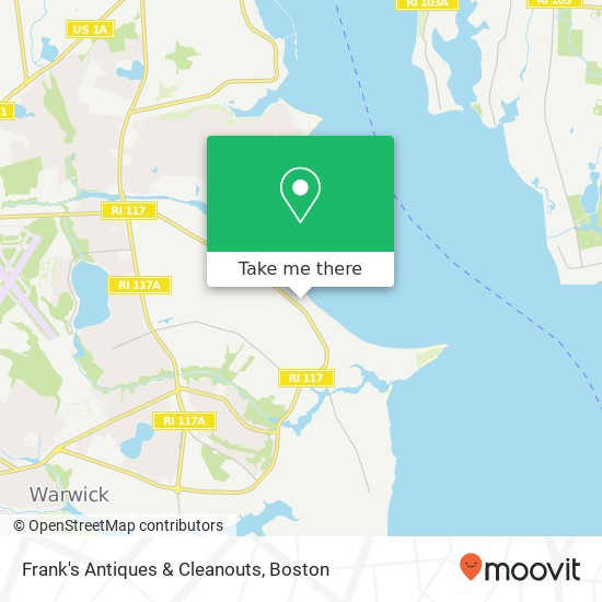 Frank's Antiques & Cleanouts map