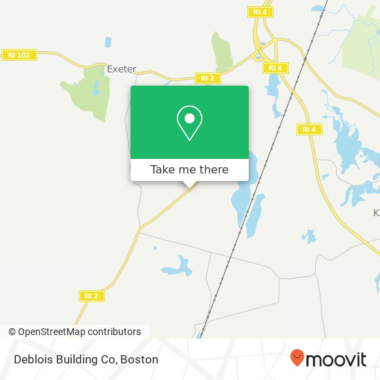 Deblois Building Co map