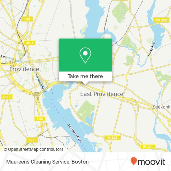 Maureens Cleaning Service map