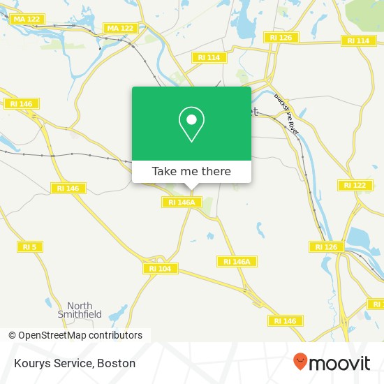 Kourys Service map