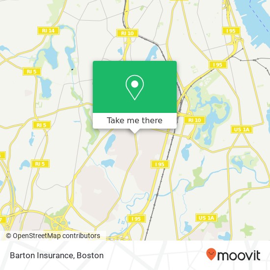 Barton Insurance map