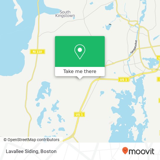 Lavallee Siding map