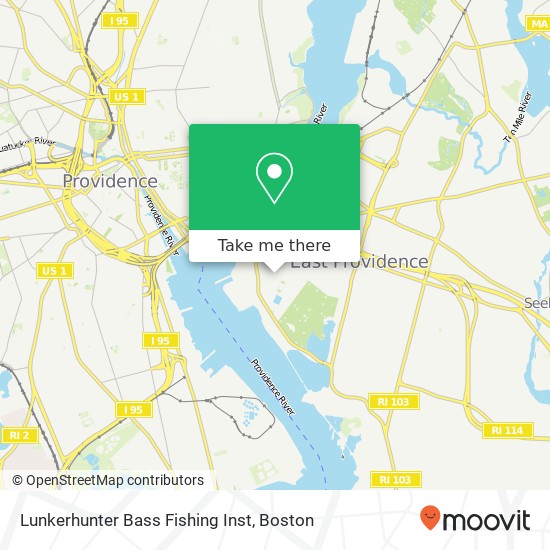 Lunkerhunter Bass Fishing Inst map