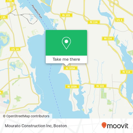 Mapa de Mourato Construction Inc