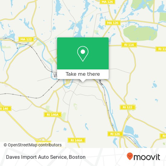 Mapa de Daves Import Auto Service