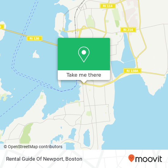 Mapa de Rental Guide Of Newport