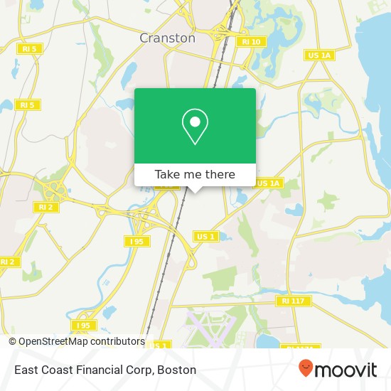 East Coast Financial Corp map