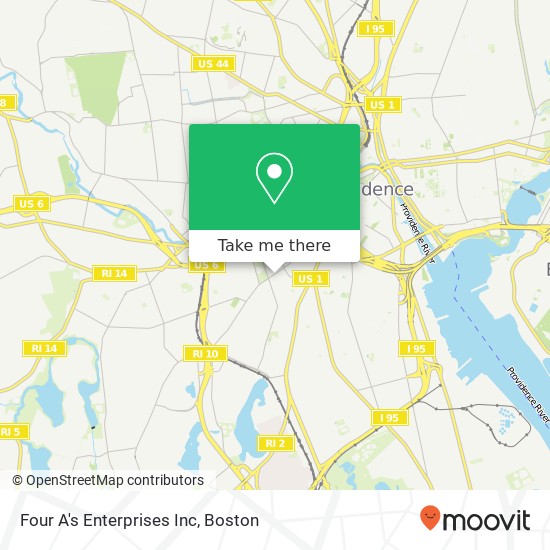 Four A's Enterprises Inc map