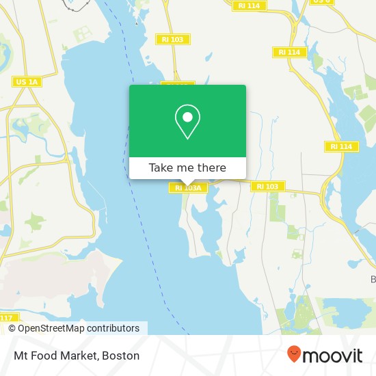 Mapa de Mt Food Market