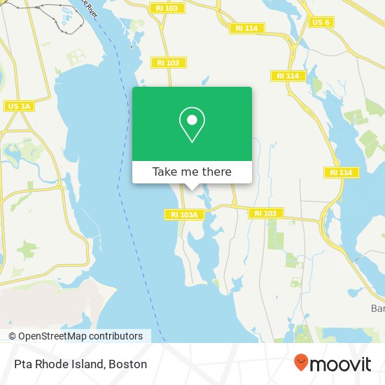 Mapa de Pta Rhode Island