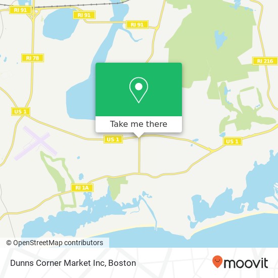 Dunns Corner Market Inc map