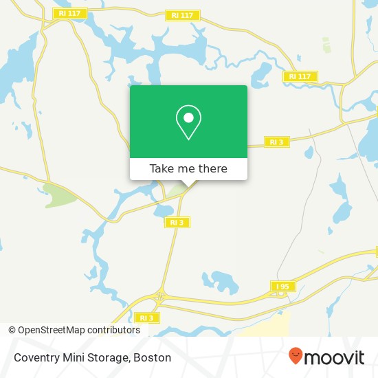 Coventry Mini Storage map