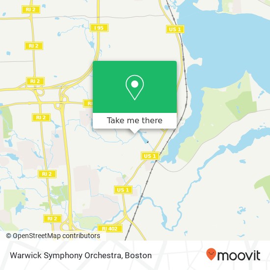 Warwick Symphony Orchestra map